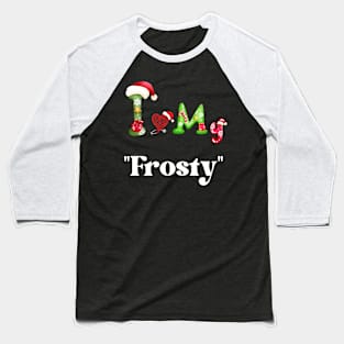 Xmas with "Frosty" Baseball T-Shirt